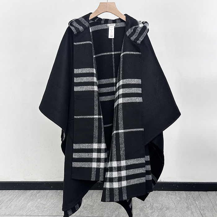 バーバリー レディース リバーシブル チェック ケープ-   Check Cape - acc5990x