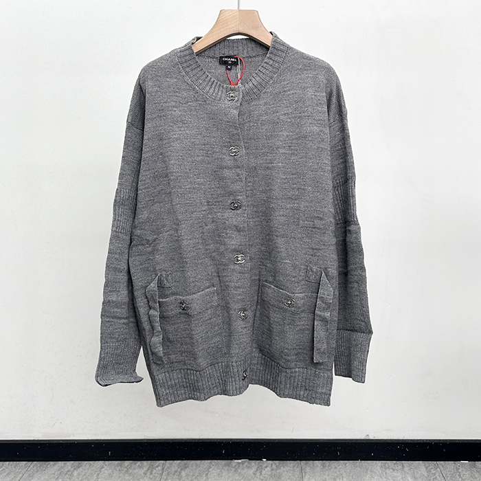 シャネルレディース ラウンドネックカーディガン -   - chc6679x