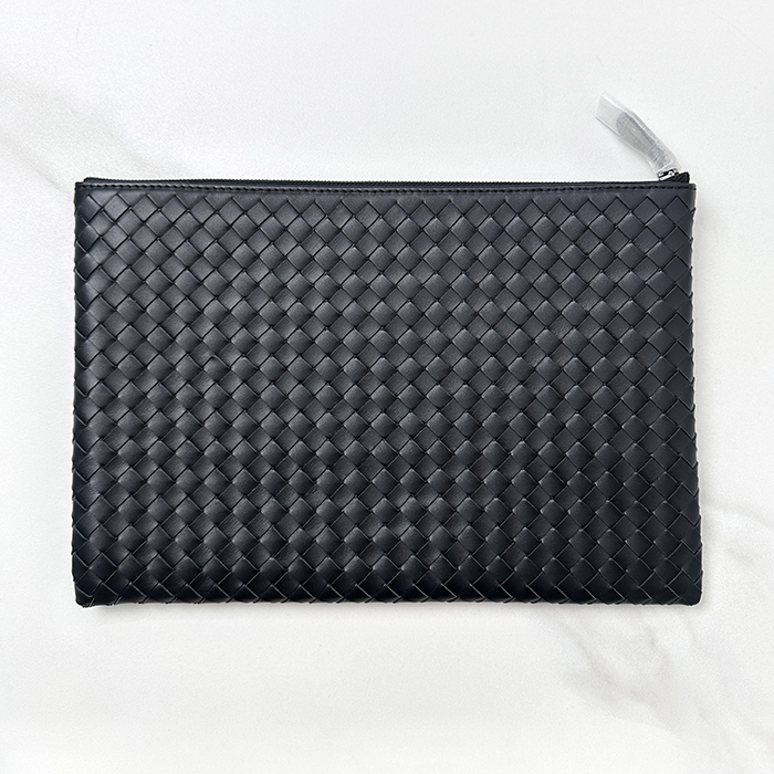  イントレチャート レザー グレー メンズ クラッチバッグ bv0010b -  Grey Bag