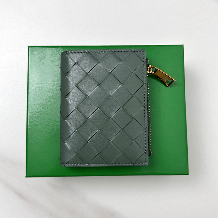 ボッテガヴェネタ ユニセックス カーキ 二つ折り財布 - Bottega VenetaKhaki s - bvw217x