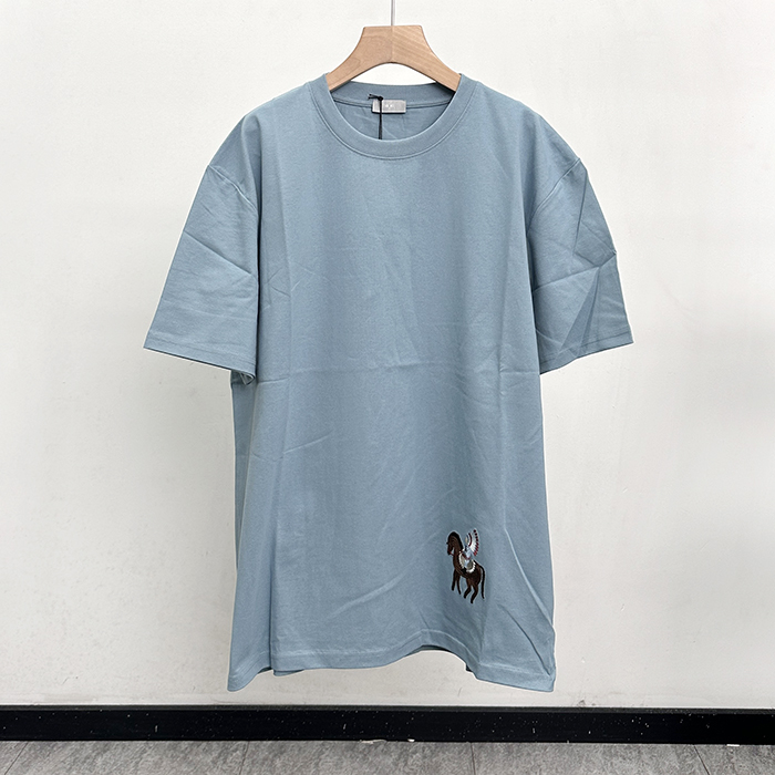 ディオール メンズ ラウンドネック半袖Tシャツ -  Round- dic12912x