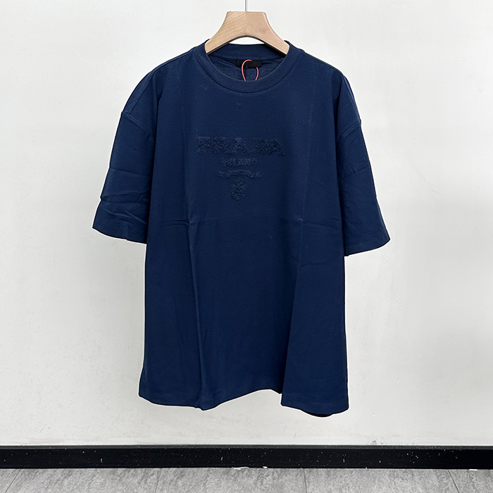 プラダ メンズ ラウンドネック半袖Tシャツ - Round- prc12876x