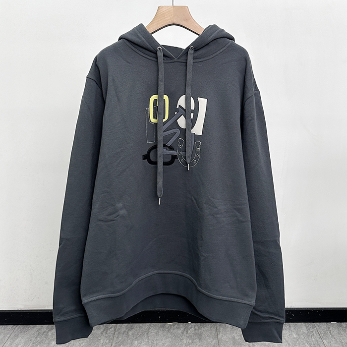 エルメス メンズ カジュアル フーディーTシャツ - Hooded - her12247x