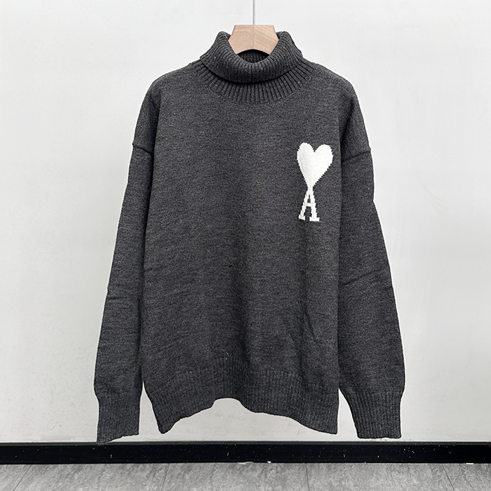 アーミーユニセックス タートルネック ニットアウターウェア - Knitwear - amc4466x