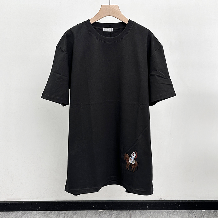 ディオール メンズ ラウンドネック半袖Tシャツ -  Round- dic12911x