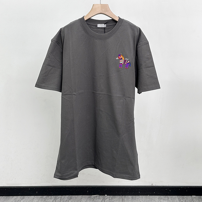 ディオール メンズ ラウンドネック半袖Tシャツ -  Round- dic12919x