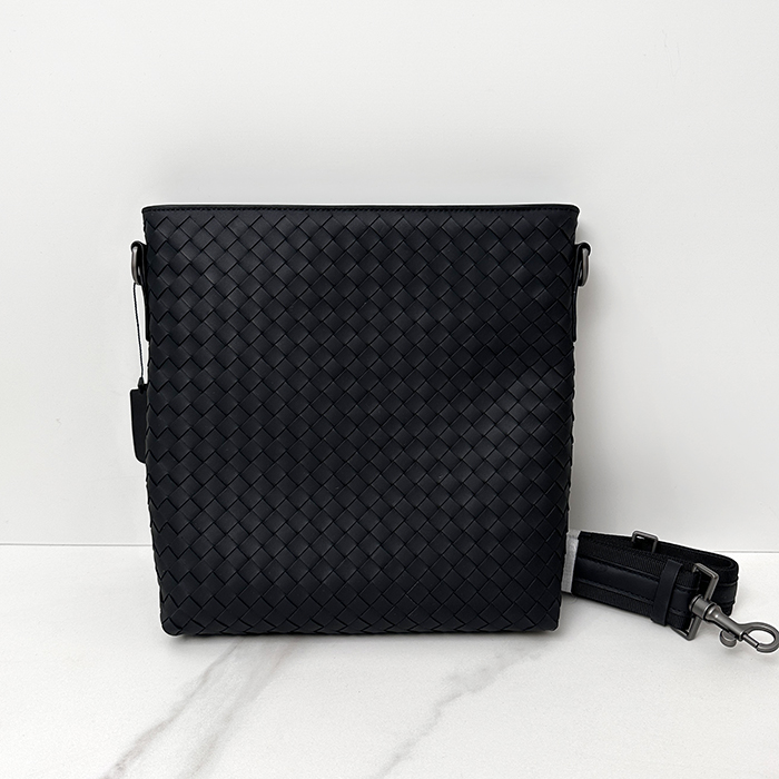 Bag,27cm - ボッテガヴェネタレザーブラック メンズ クロスバッグ M8412,BVB0142,27cm