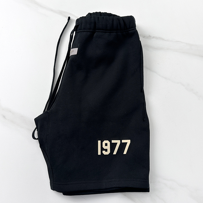 フィアオブゴッド メンズ カジュアル ブラック ハーフパンツ - Half-pants - fea0400x