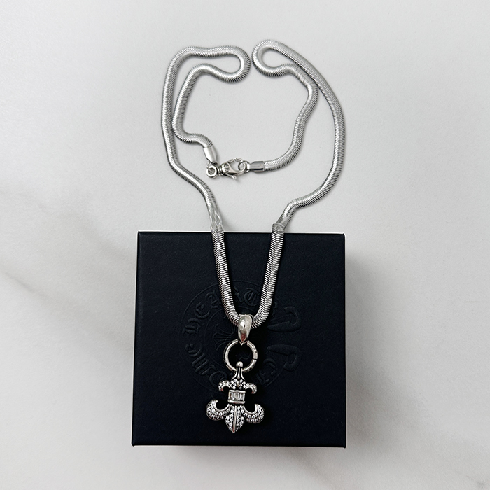 クロムハーツ スターリング シルバー ネックレス CR024, JASON