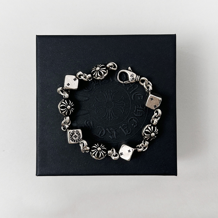 クロムハーツ スターリング シルバー ブレスレット CR029, JASON