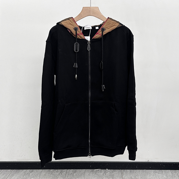 バーバリー メンズ ジップアップ フーディーTシャツ -   - buc2110x