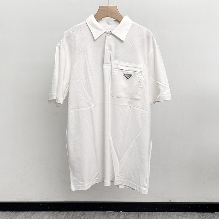 プラダ メンズ ラウンドネック半袖Tシャツ - Round- prc12849x