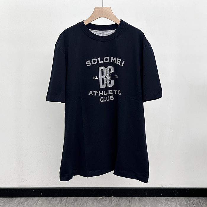 ブルネロクチネリ メンズ ラウンドネックTシャツ -  Cucinelli Round- brc13322x