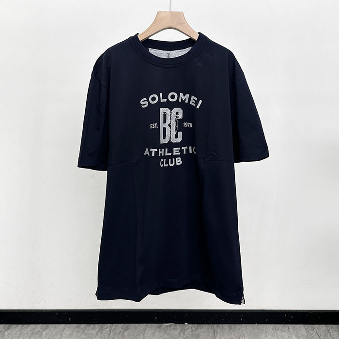 ブルネロクチネリ メンズ ラウンドネックTシャツ -  Cucinelli Round- brc13322x