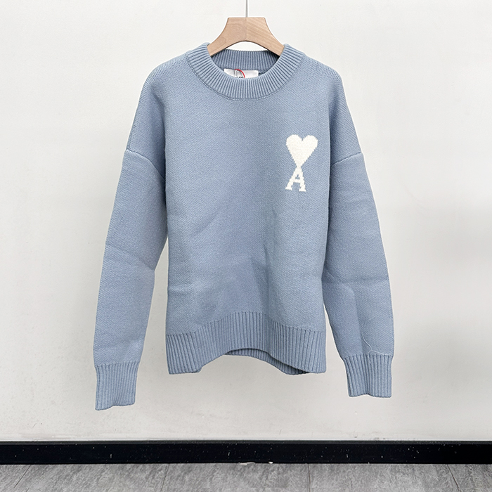 アーミーユニセックス ラウンドネックニット - AmiKnitwear - amc8802x