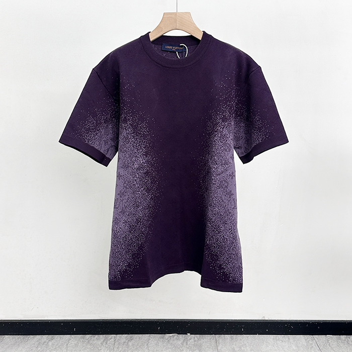 ルイヴィトン メンズ ラウンドネック半袖Tシャツ -  Round- lvc13057x