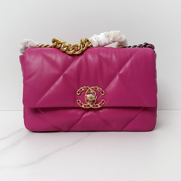 Tweed ,26CM - シャネルレディース ツイード ショルダーバッグ CHAB1257,26CM,ピンク