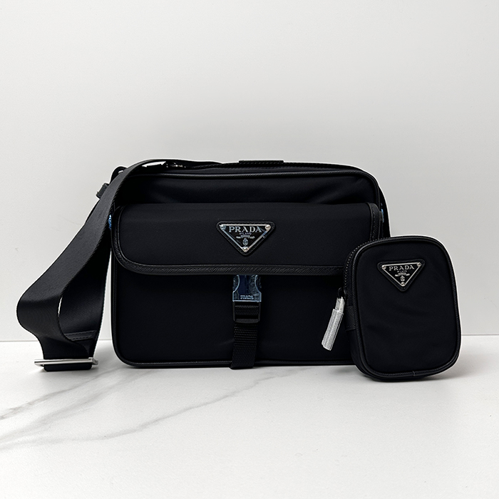プラダ メンズ リナイロン ショルダーバッグ 2VH133 - Saffiano - prb109x