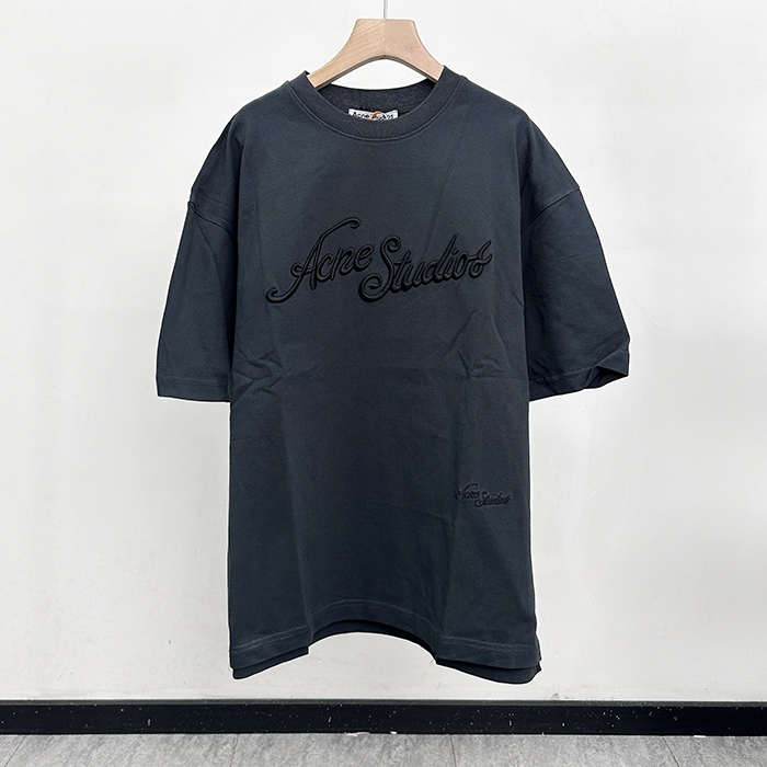 アクネ メンズ クルーネック 半袖Tシャツ - Acne Round- anc13207x