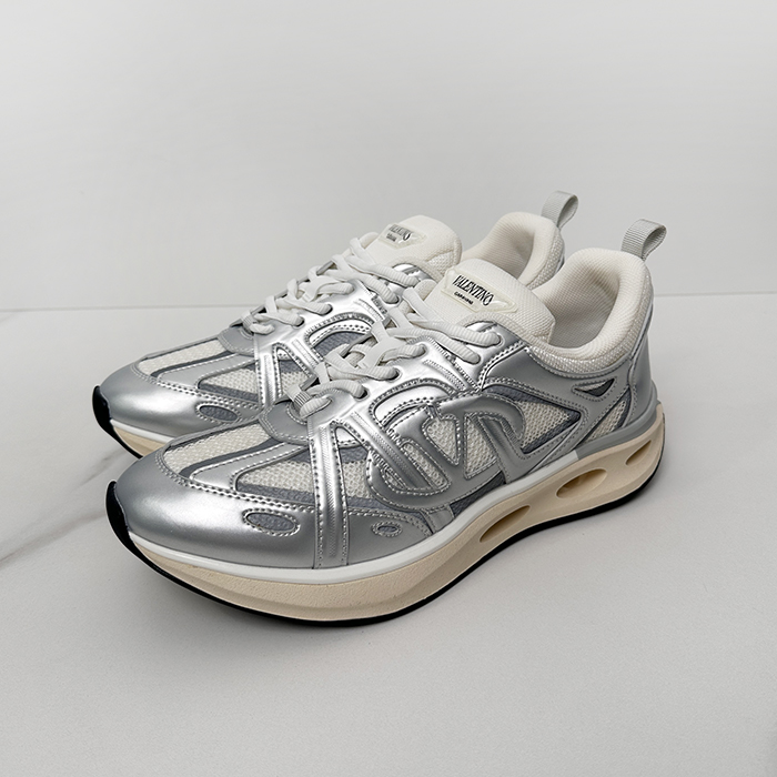 ヴァレンティノ ユニセックス ガラヴァーニ グレー スニーカー -Gray  - val02555x