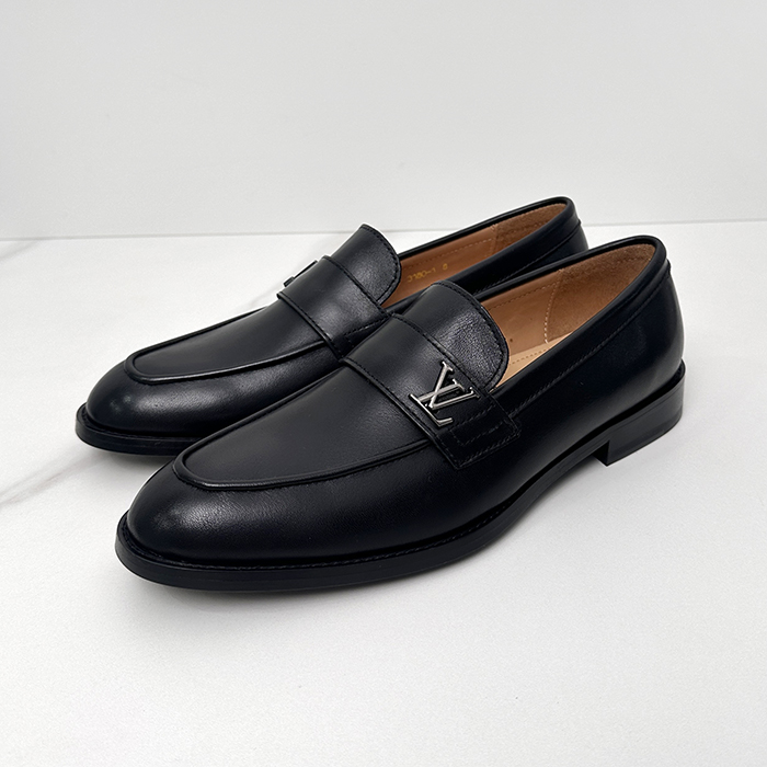   Loafer,LOUS2215 - ルイヴィトンメンズ レザーローファーブラック