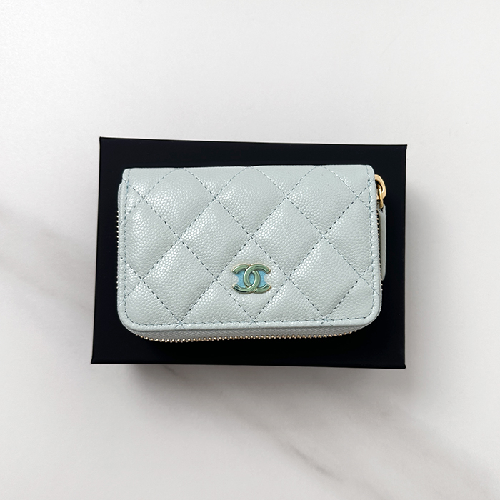   Coin purse/Card purse,11.5cm - シャネルレディースレザーコインパース/カードパース,11.5cm,CHAW0112,