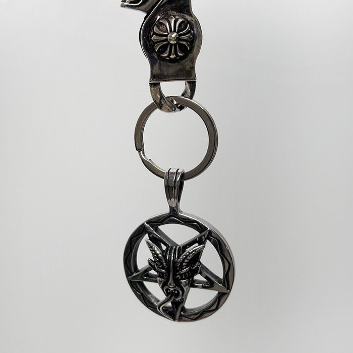 クロムハーツ ユニセックス イニシャル キーリング - Chrome heartKey - acc2870x