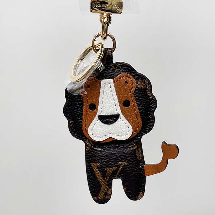 ルイヴィトン メンズ ライオンペンダント キーリング -  Brown Key - acc219x