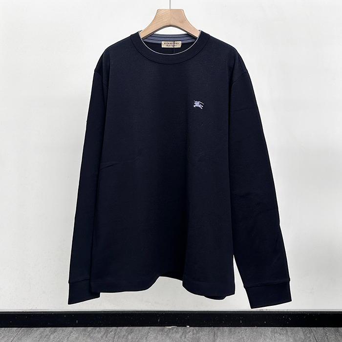 バーバリー メンズ クルーネック ネイビー スウェット -  - bu4190x