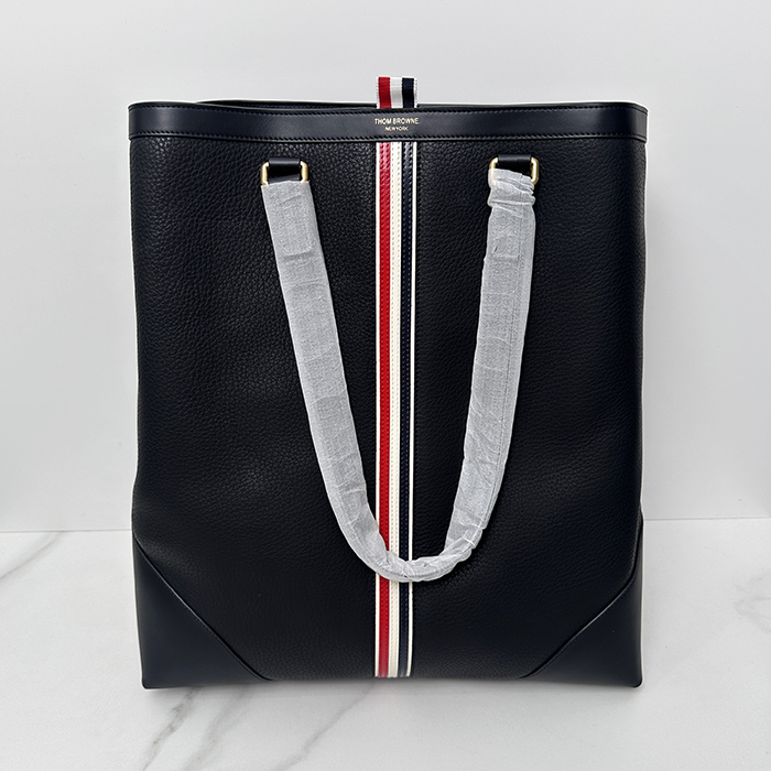 トムブラウン メンズ ブラック ブリーフケース -  - th124x