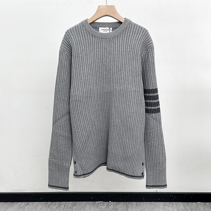 トムブラウン メンズ ラウンドネックセーター- er - thc8266x