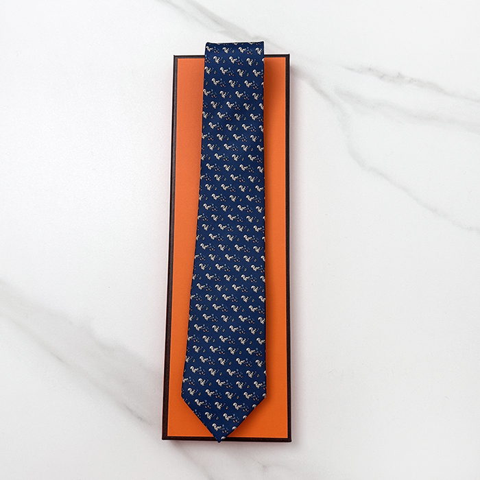  Necktie -エルメス メンズ ネクタイ HE0006