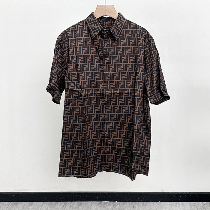 フェンディ メンズ FF 半袖 シャツ - FF Shirts - fec12937x