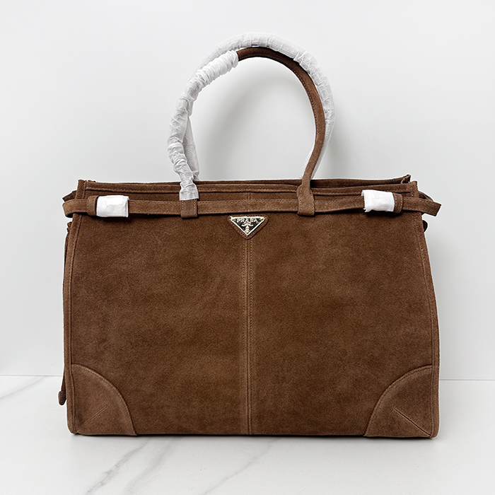 プラダ メンズ ラージ レザー ハンドバッグ 1BA439 - Large  Handbag - prb12705x