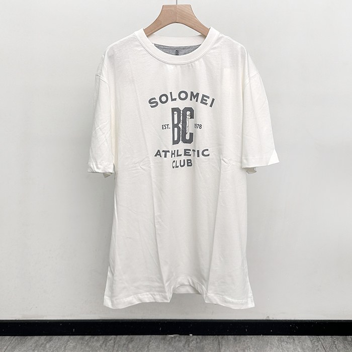 ブルネロクチネリ メンズ ラウンドネックTシャツ -  Cucinelli Round- brc13323x