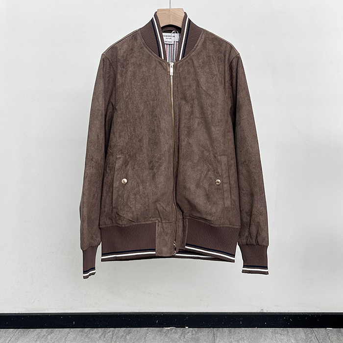 トムブラウン メンズ ジップアップ ジャケット -   - thc13036x