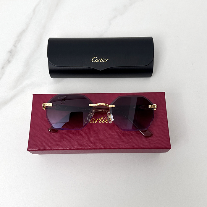 カルティエ メンズ  メタル フレーム サングラス-  Premium   - acc6841x