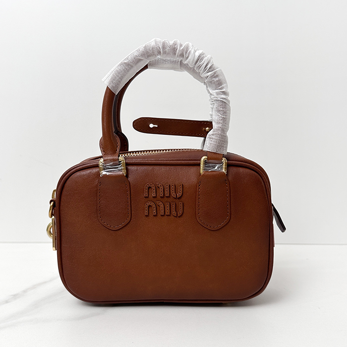 ミュウミュウ レディース アルカディ レザー バッグ -   Arcadi  - mib11212x