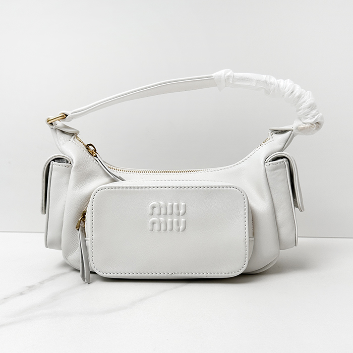 ミュウミュウ レディース ナッパ レザー ポケット バッグ -   Nappa  Pocket - mib13810x