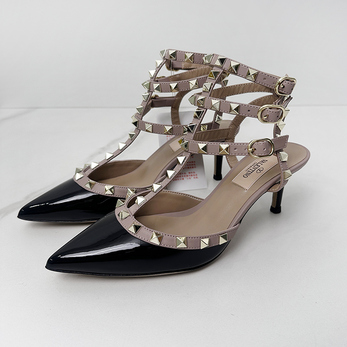 ヴァレンティノ レディース ロックスタッド ケージ パンプス -   Rockstud Cage  - vas6970x