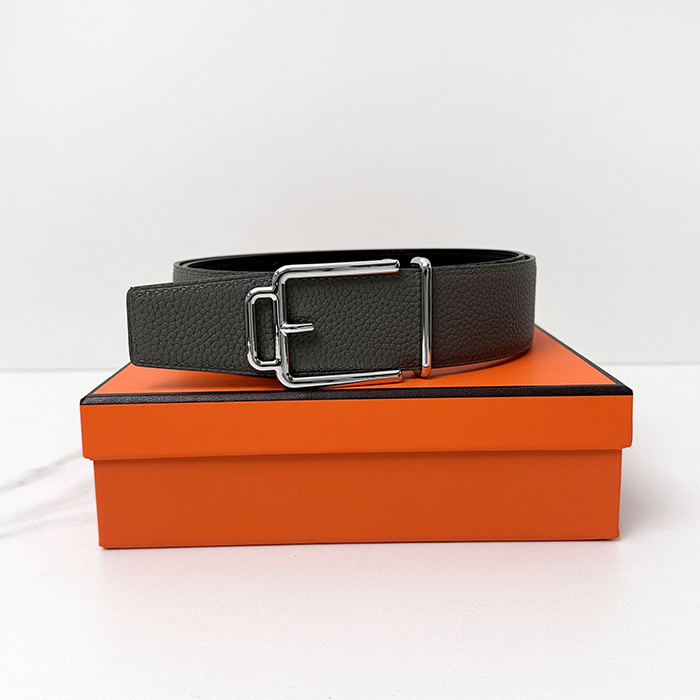 エルメス メンズ Volte Face バックル リバーシブル ベルト -  Volte Face réversible - bel362x