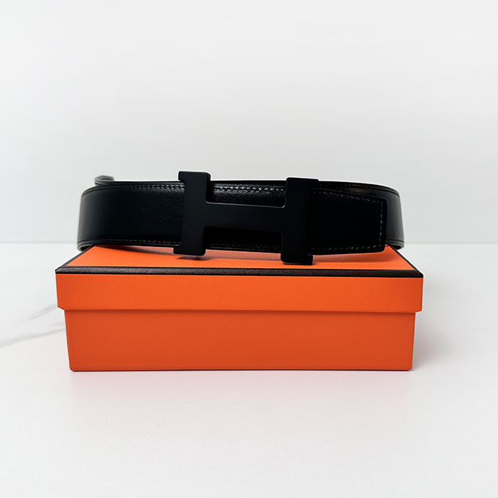 エルメス メンズ コンスタンス バックル リバーシブル ベルト -  Constance - bel430x