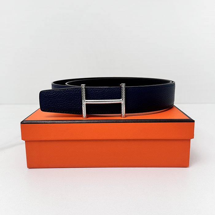 エルメス メンズ Hisseo バックル リバーシブル ベルト -  Hisseo Buckle  - bel413x