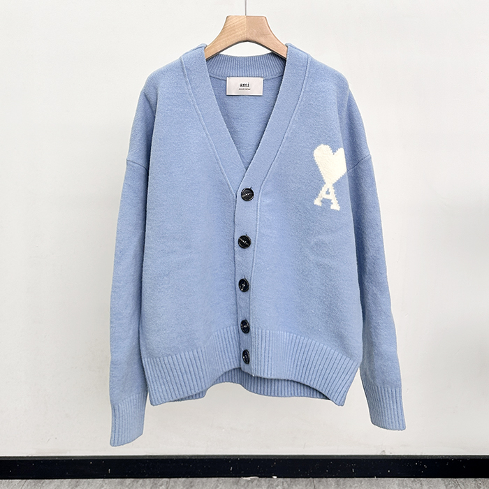 アーミーユニセックス Vネック カーディガン - Ami  - amc9677x