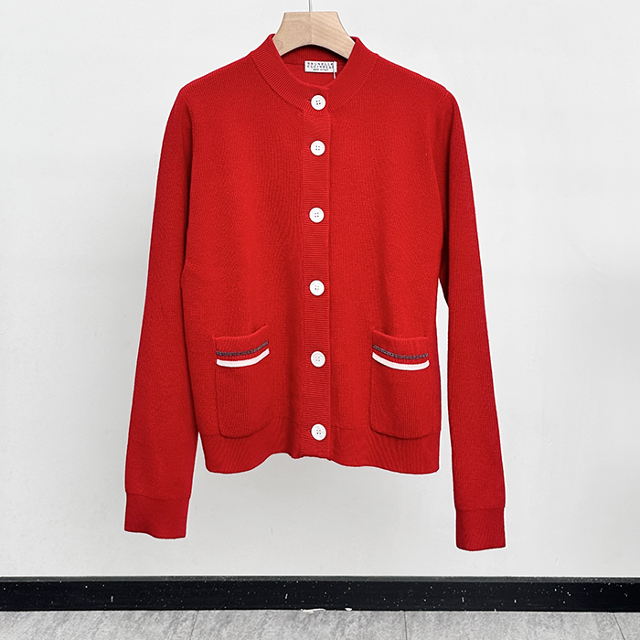 ブルネロクチネリ レディース ラウンドネックカーディガン -  Cucinelli   - brc13325x