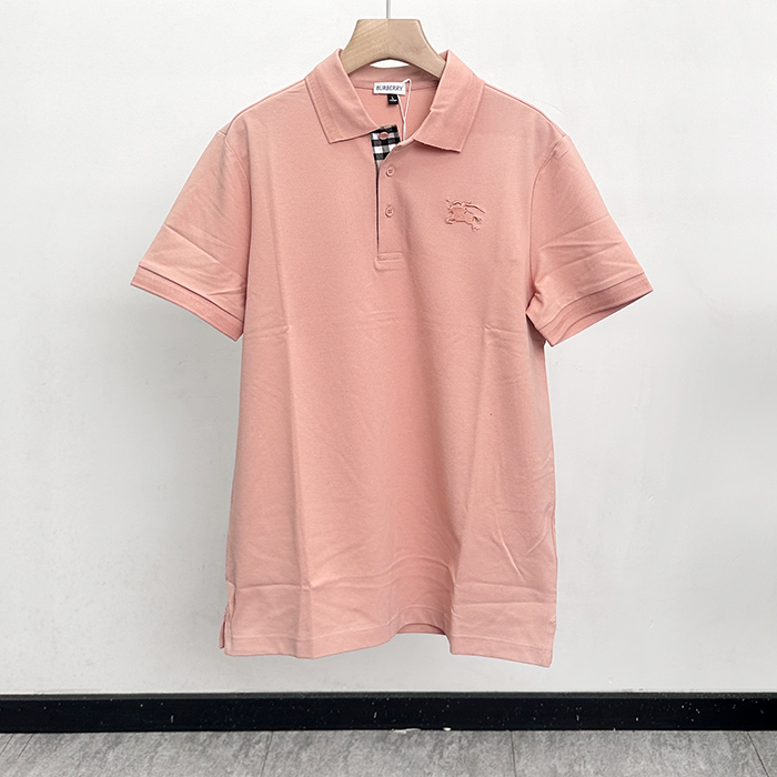 バーバリー メンズ ラウンドネック半袖Tシャツ - Round- bur02748x