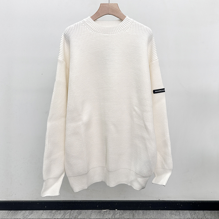 バレンシアガ メンズ ラウンドネックニット -  Knitwear - bac8522x