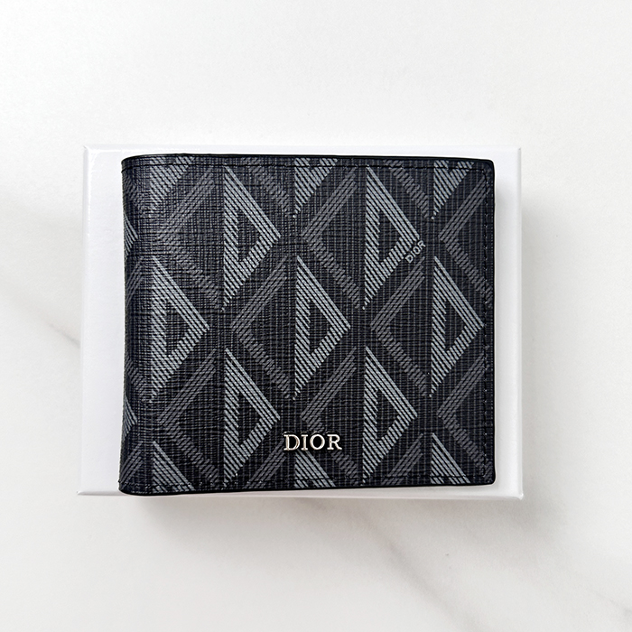  ディオール ダイヤモンド 二つ折り財布 - di281x