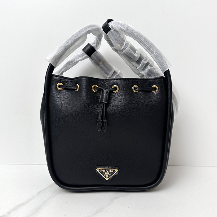 プラダ レディース ダーリン レザー ミニ バケットバッグ 1BE087 -  Darling  - prb10031x
